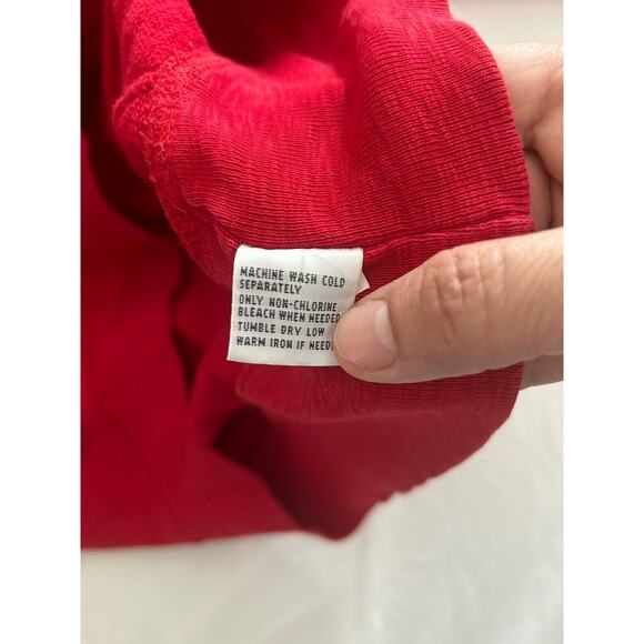 Vintage Polo Ralph Lauren 1/4 Zip Button Pullover Mens Size XL Red Classic - Picture 4 of 7